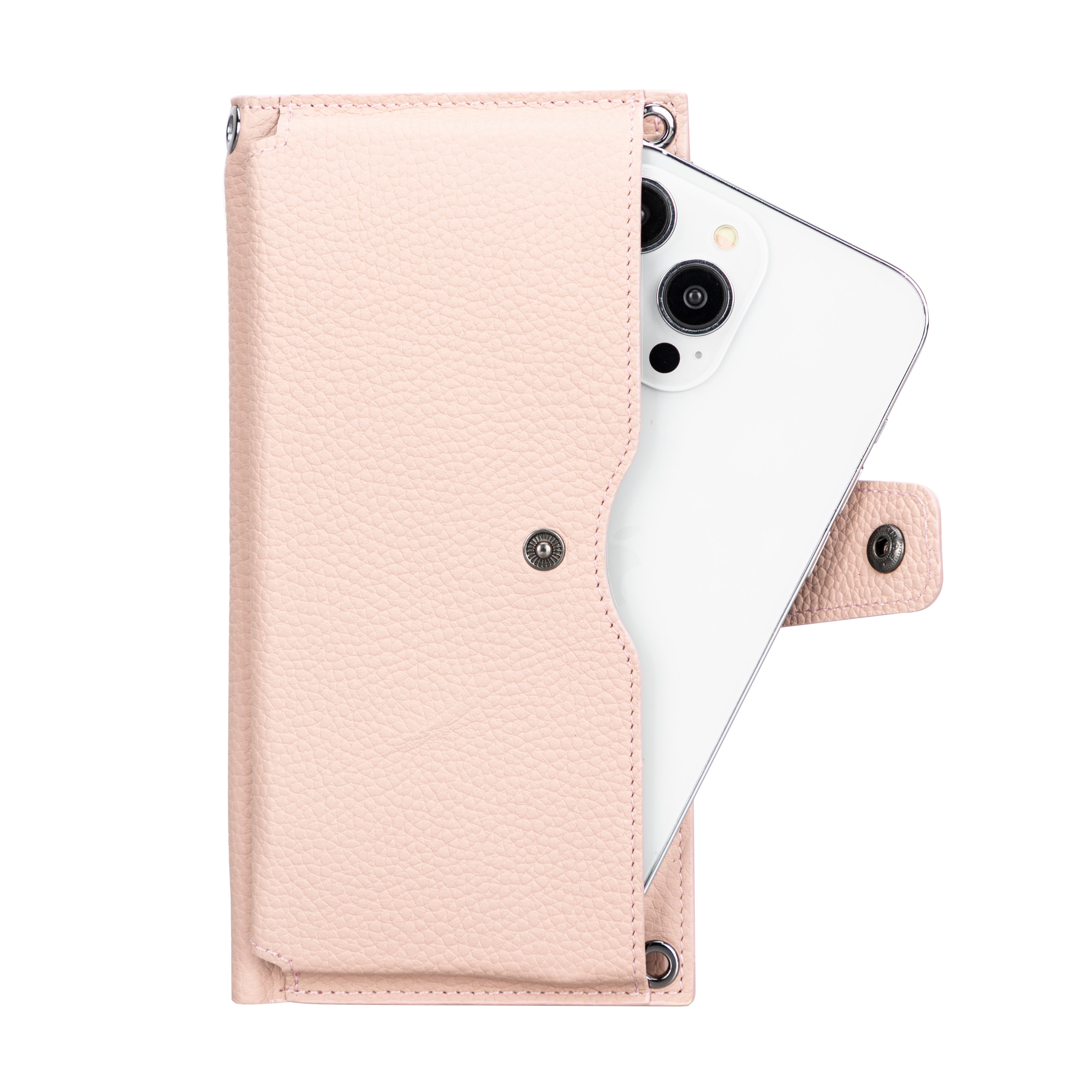 Portefeuille bandoulière en cuir Lozan 