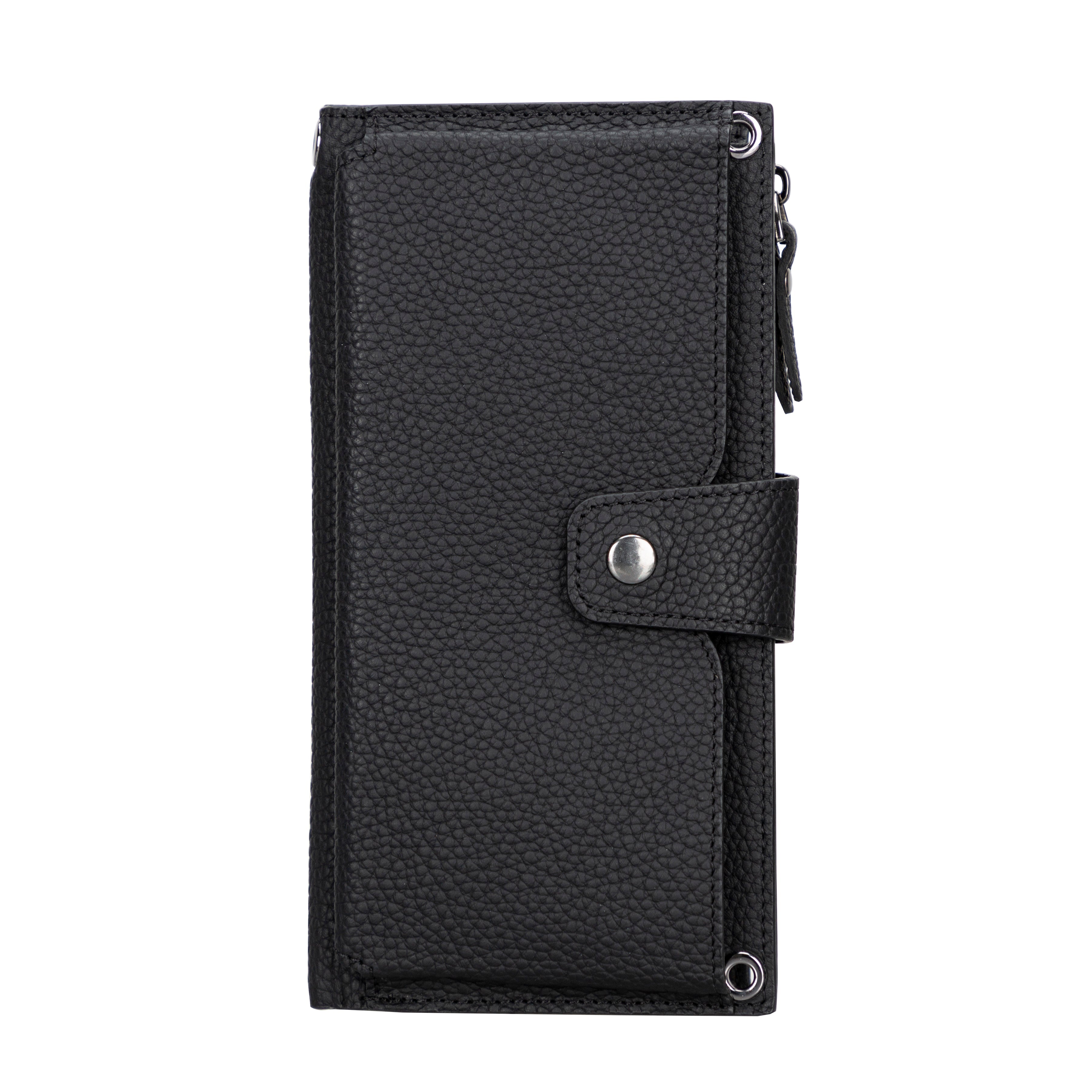 Portefeuille bandoulière en cuir Lozan 