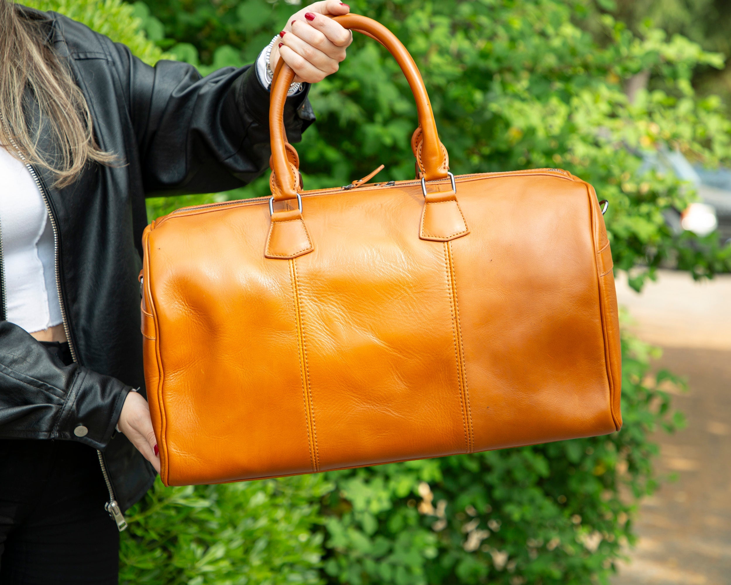 Sac de voyage en cuir Dolly