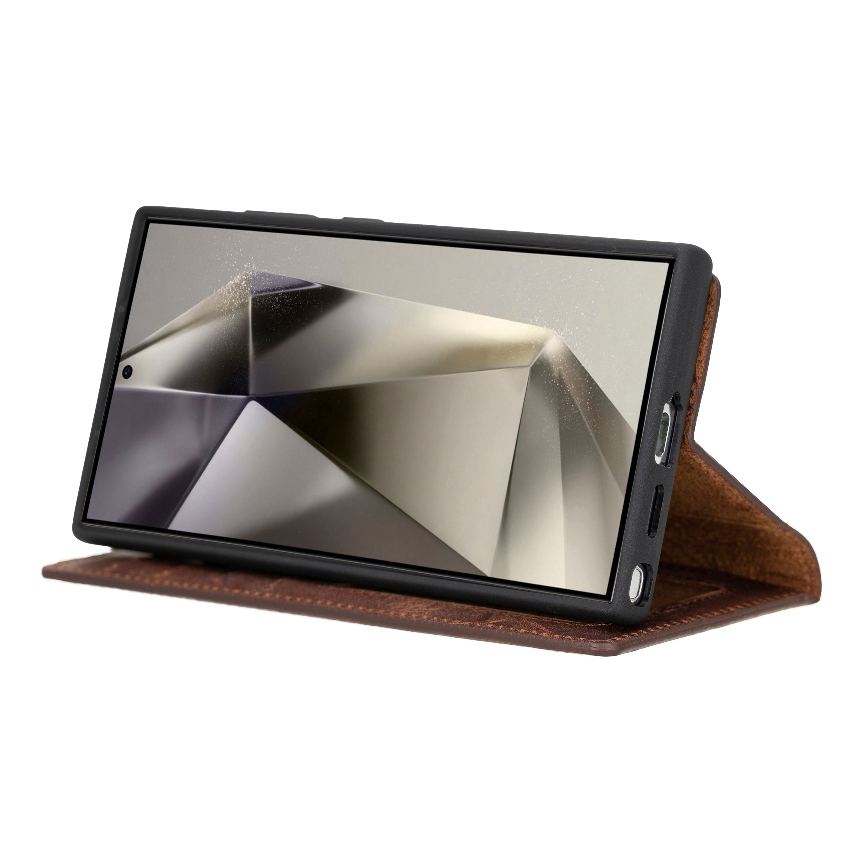 Magic Samsung Galaxy S24 Ultra Leather Detachable Wallet Case