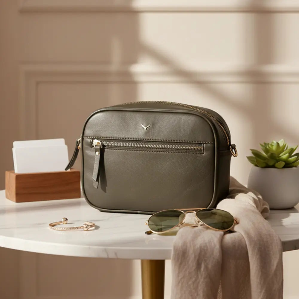 Emerald Leather Women's Bag