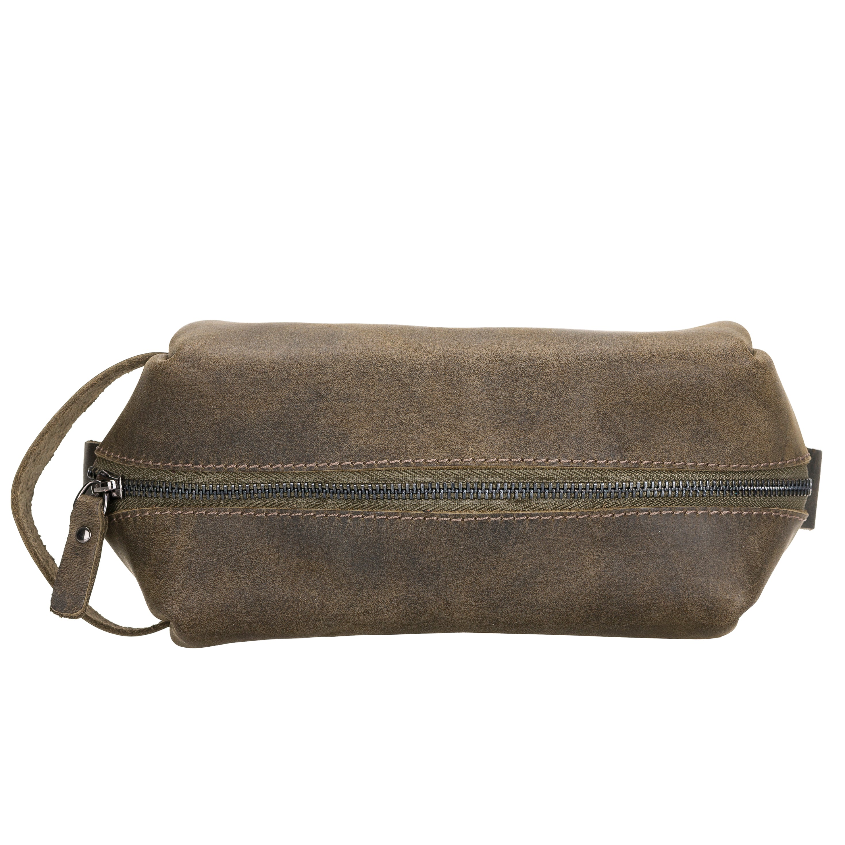 Trousse de toilette Eve en cuir, petite