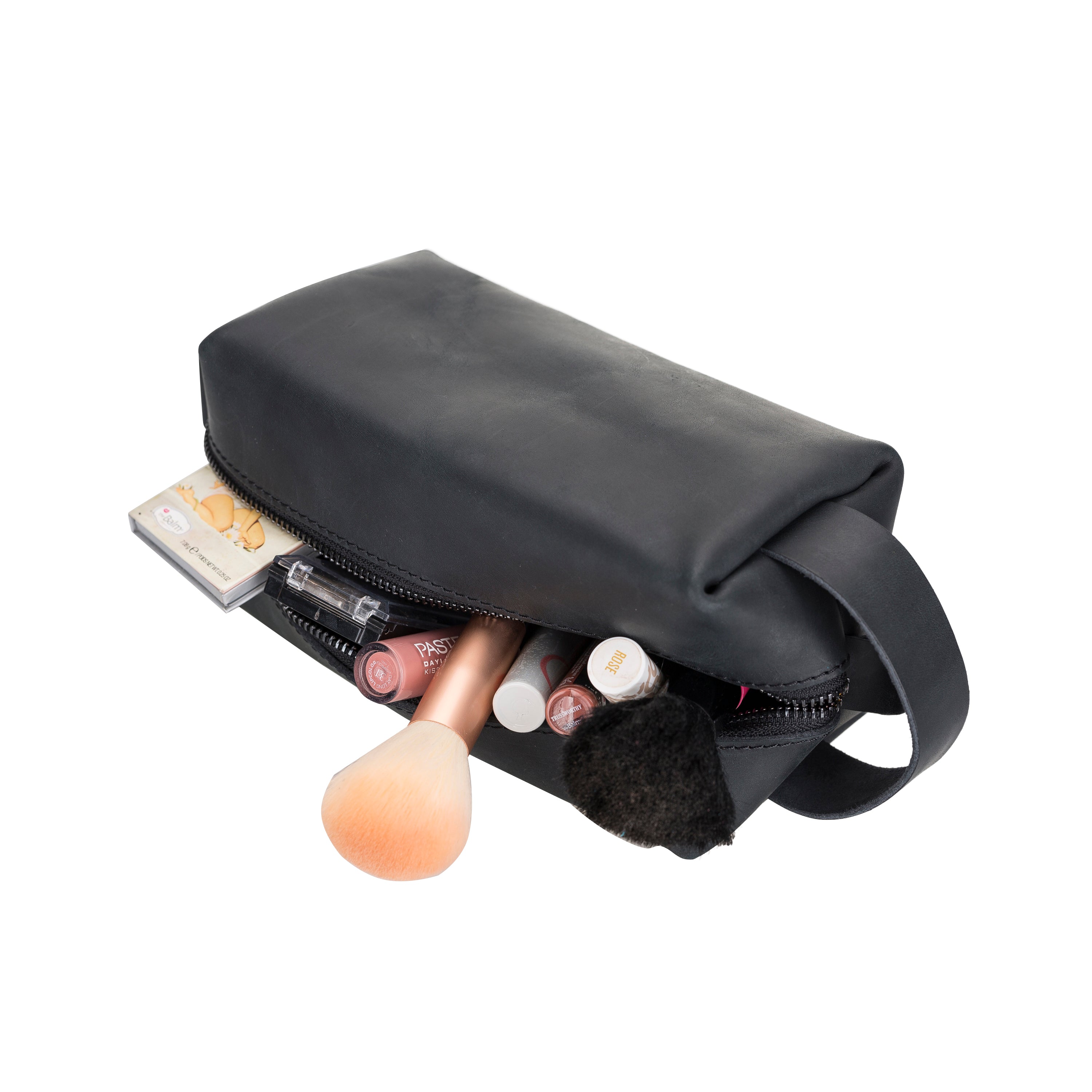 Trousse de toilette Eve en cuir, taille XL