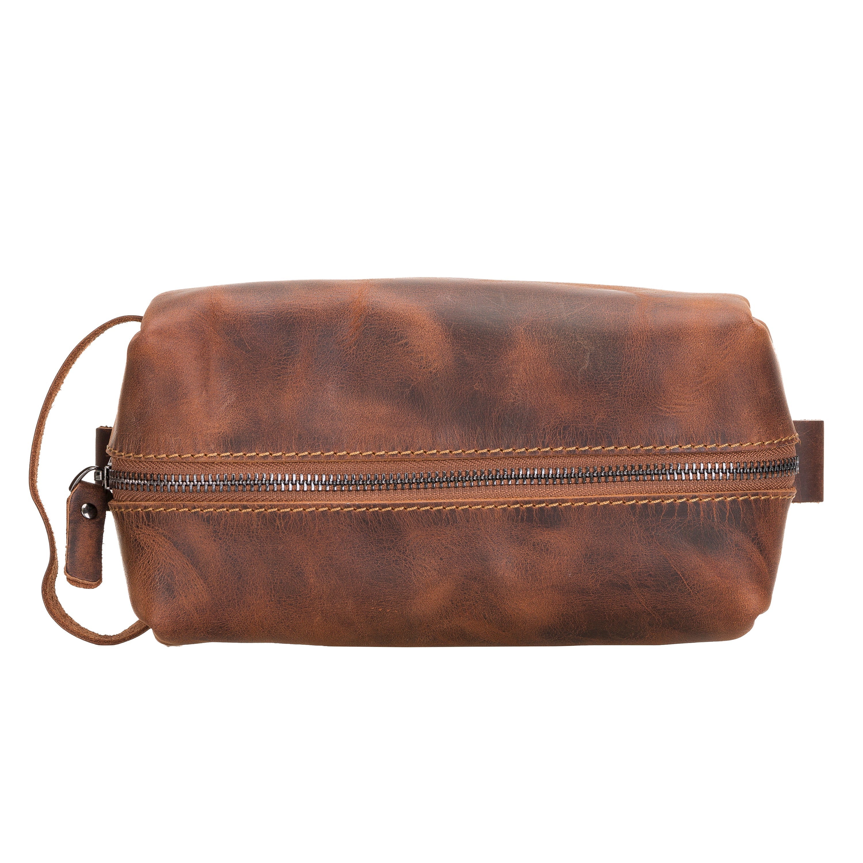 Trousse de toilette Eve en cuir, petite