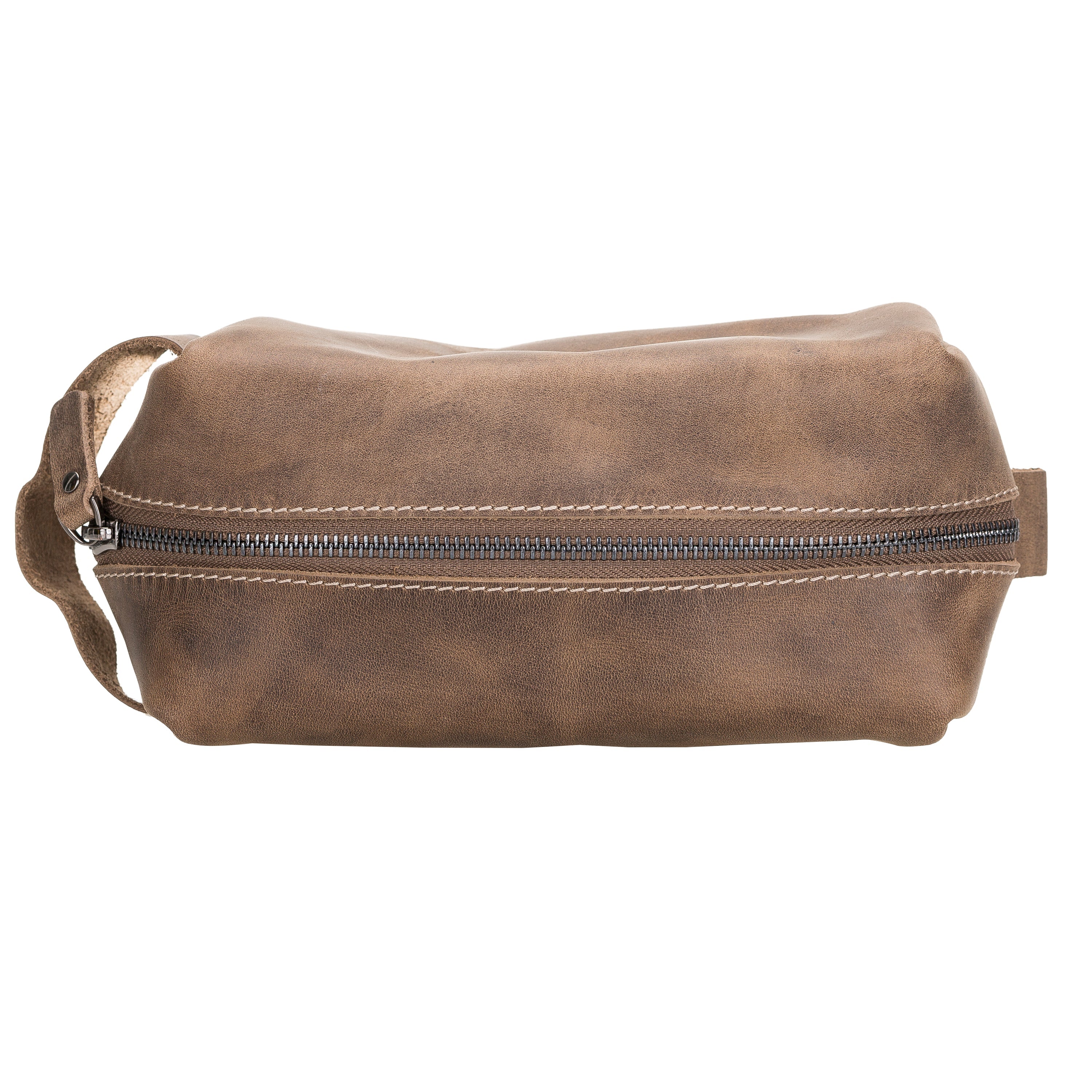 Trousse de toilette Eve en cuir, petite