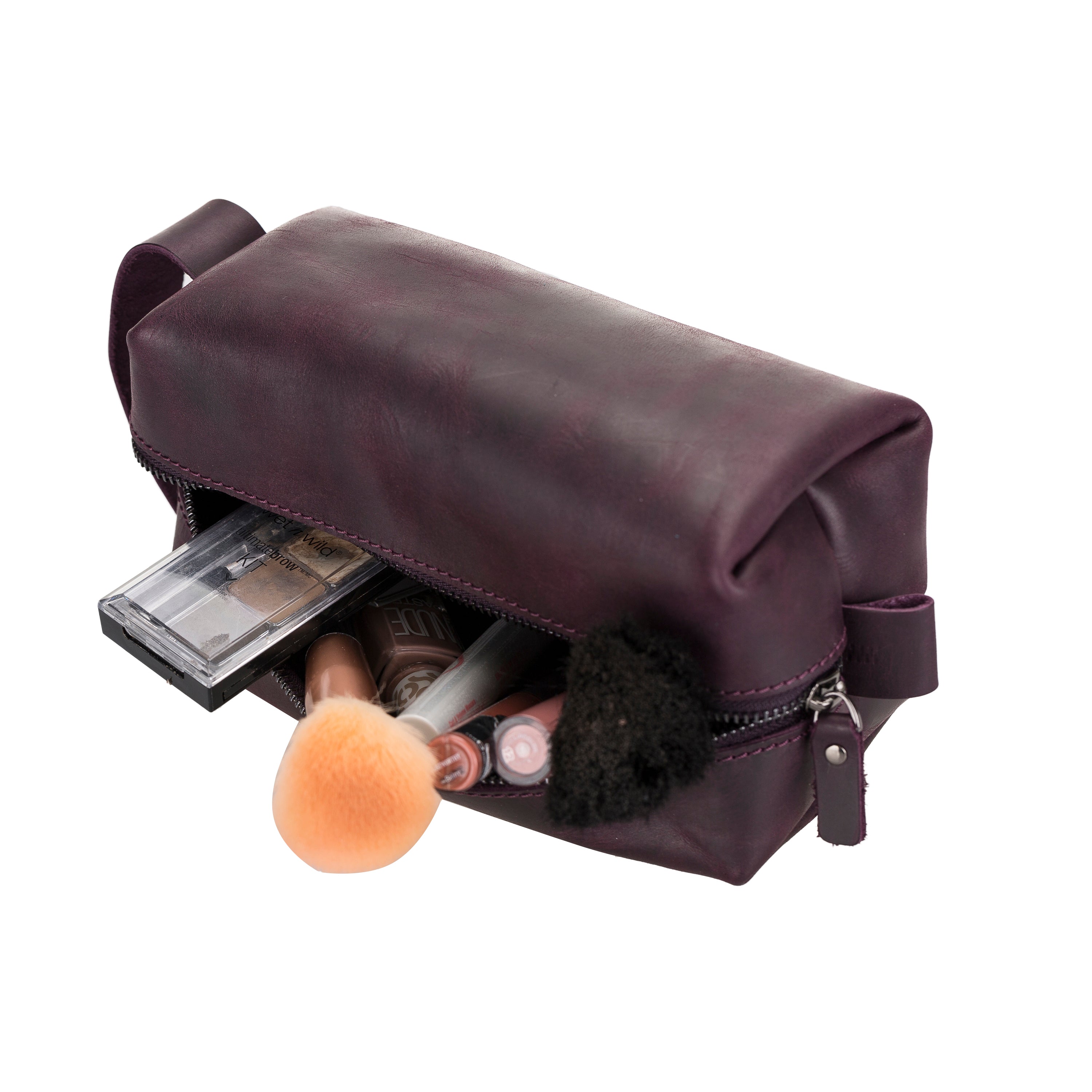 Trousse de toilette Eve en cuir, taille XL