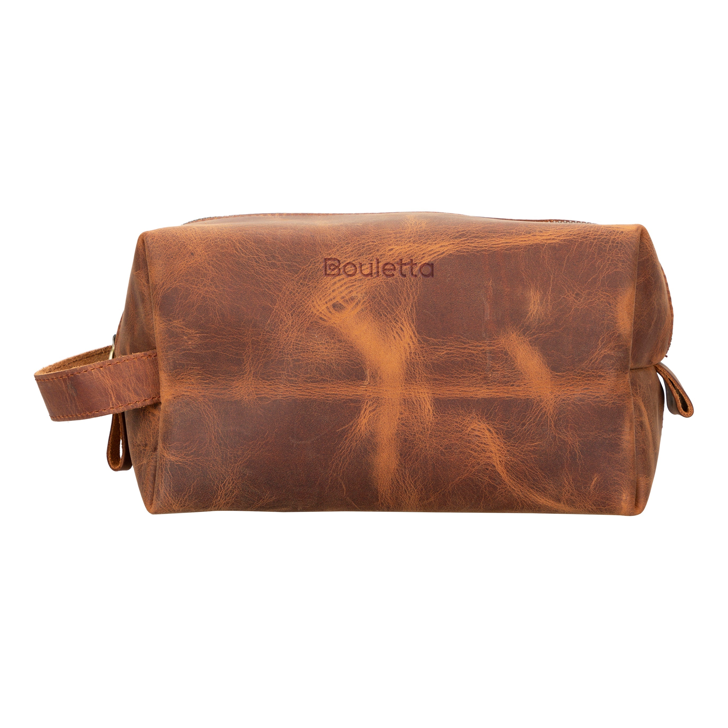 Trousse de toilette Eve en cuir, taille XL