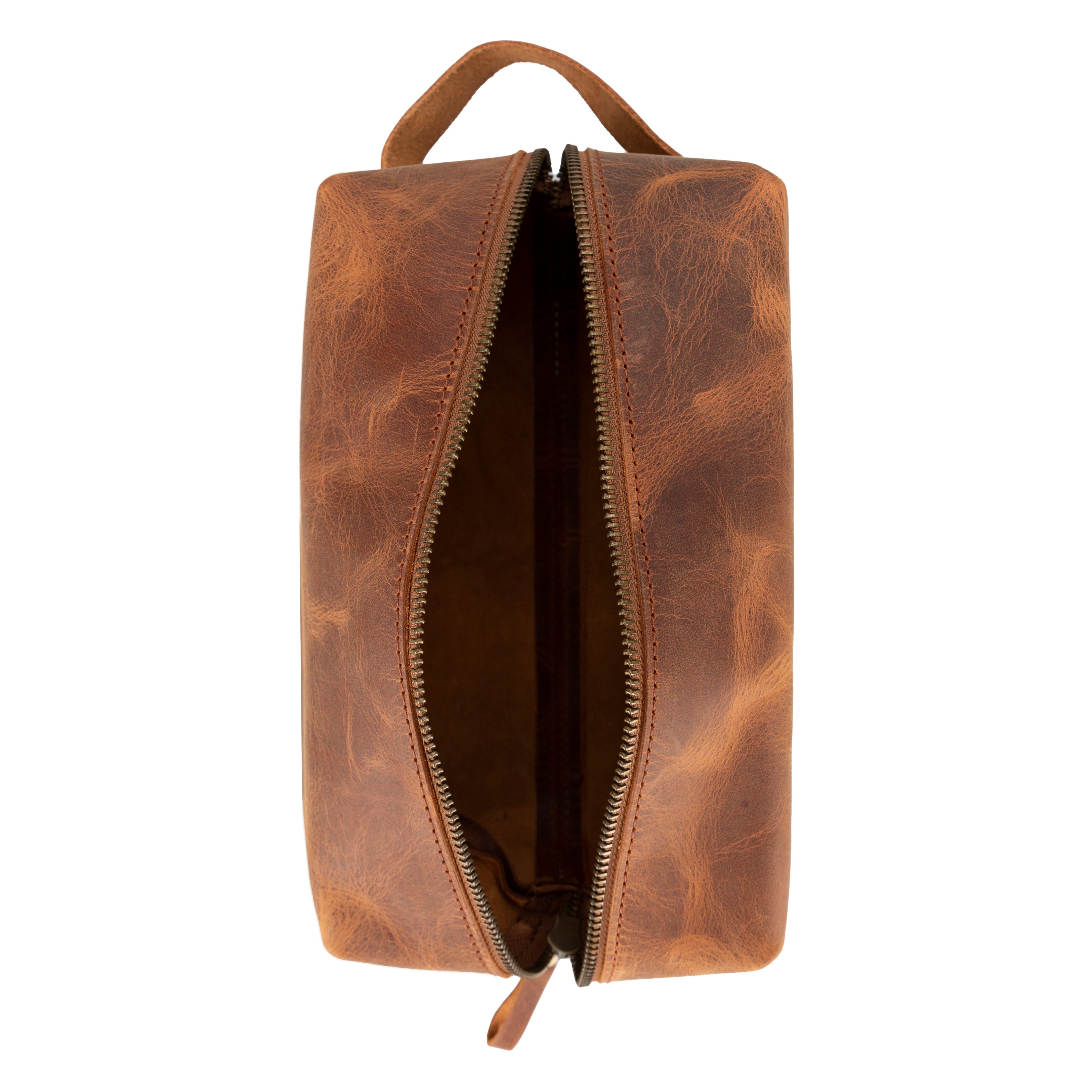 Trousse de toilette Eve en cuir, taille XL