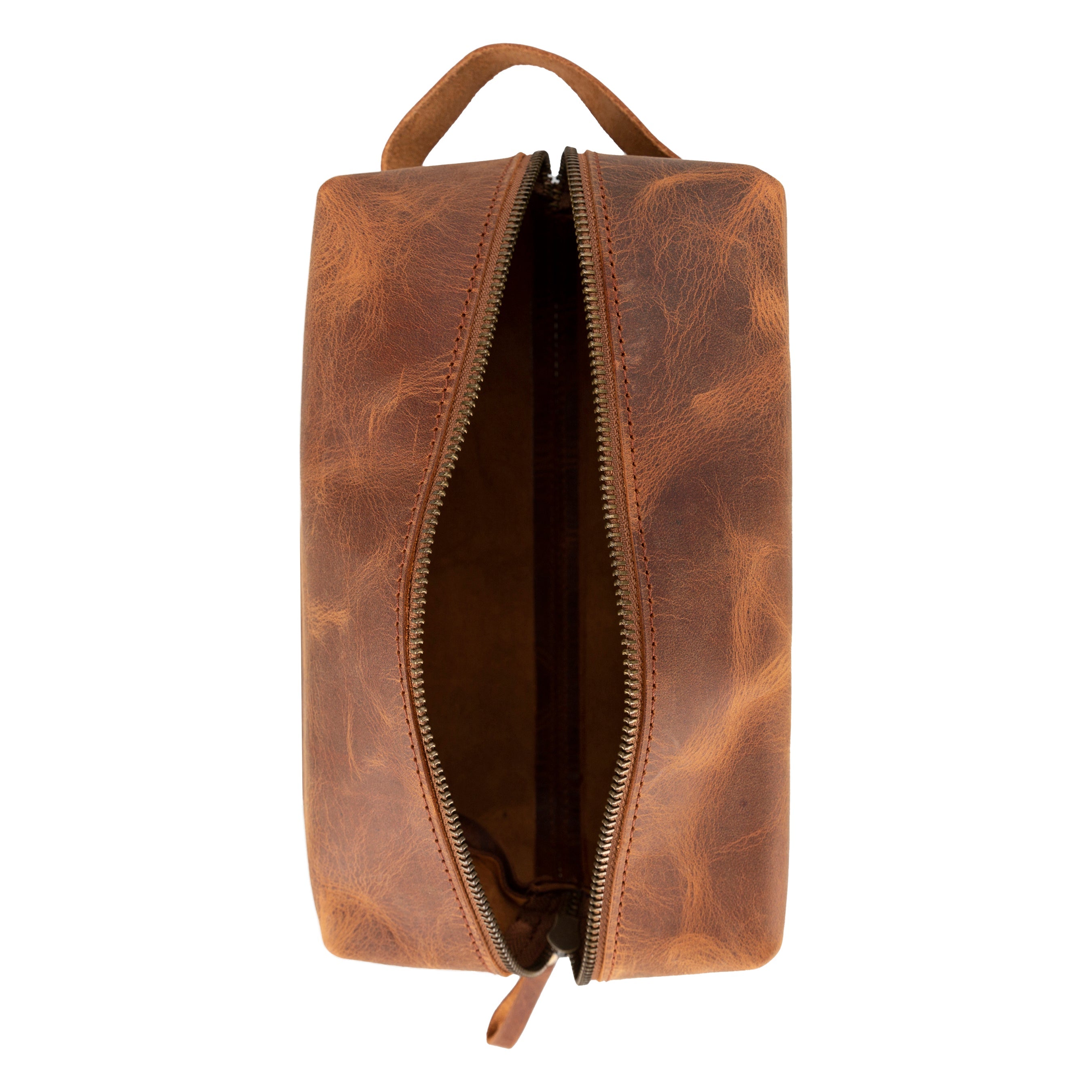 Trousse de toilette Eve en cuir, taille XL