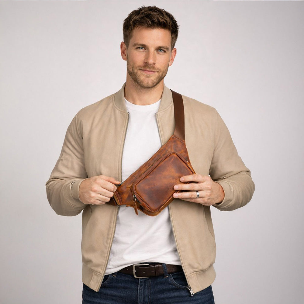 Apex Leather Waist Bag