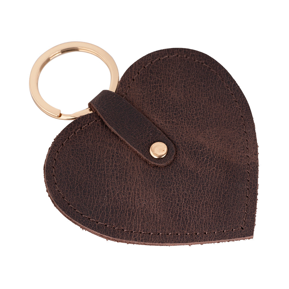 Cuore Leather Keyring