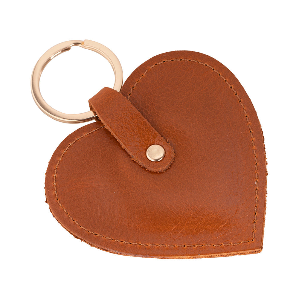 Cuore Leather Keyring