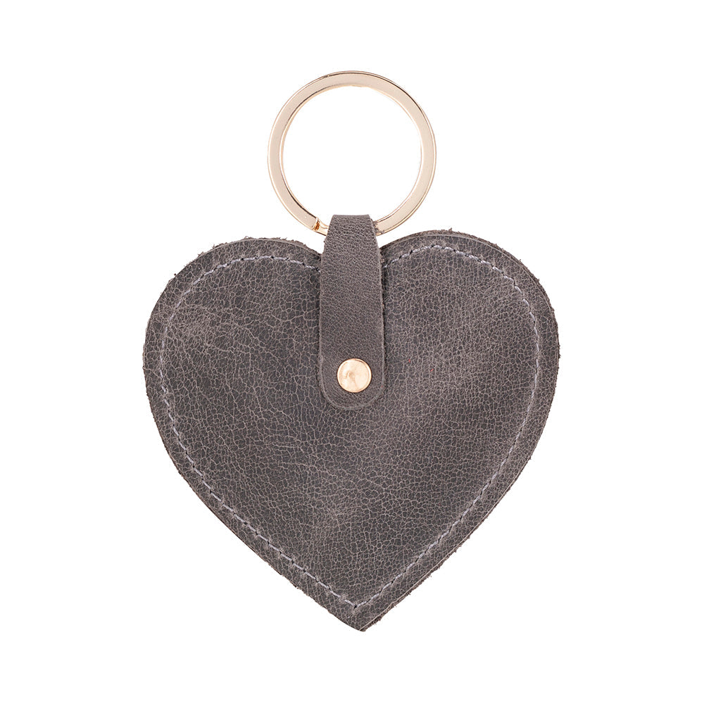 Cuore Leather Keyring