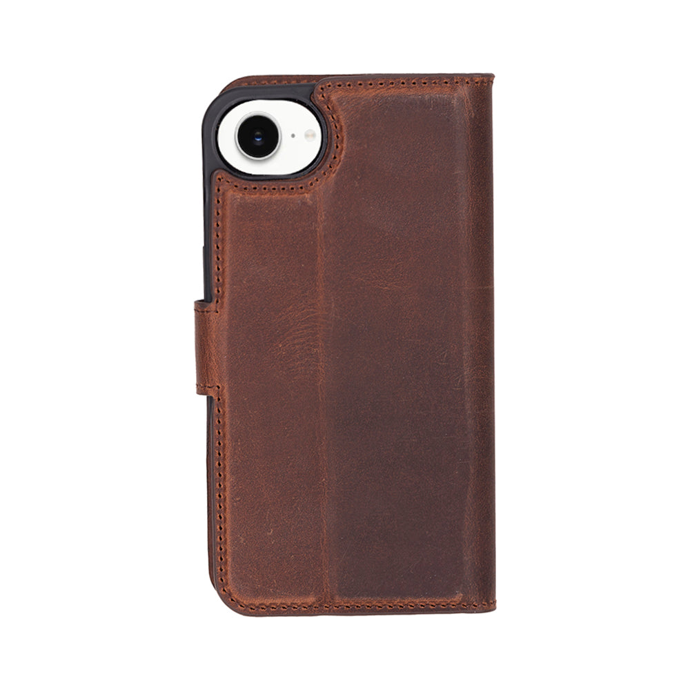 Magic iPhone 16E Detachable Leather Wallet Case
