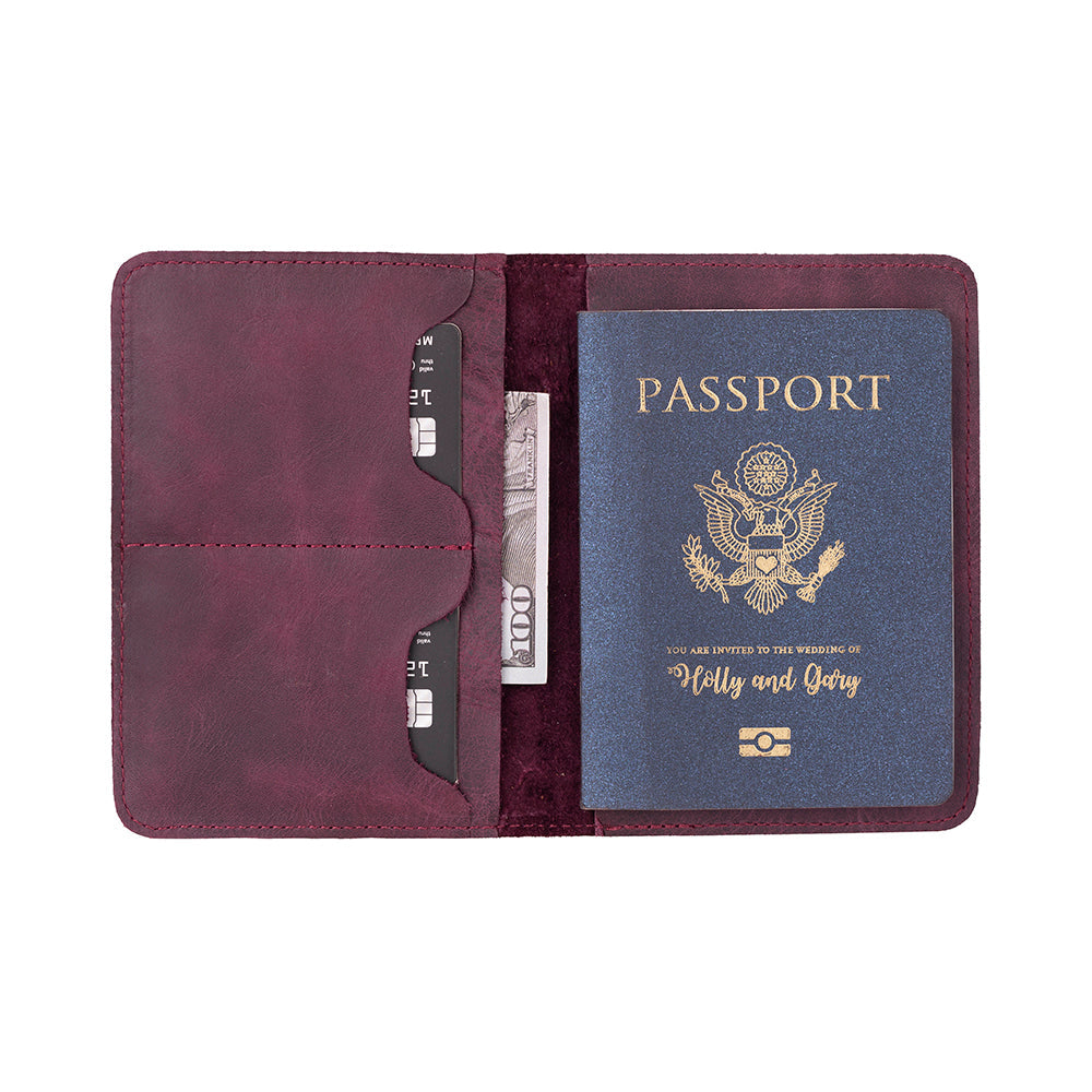 Viaggio Pass-Leder-Geldbörse