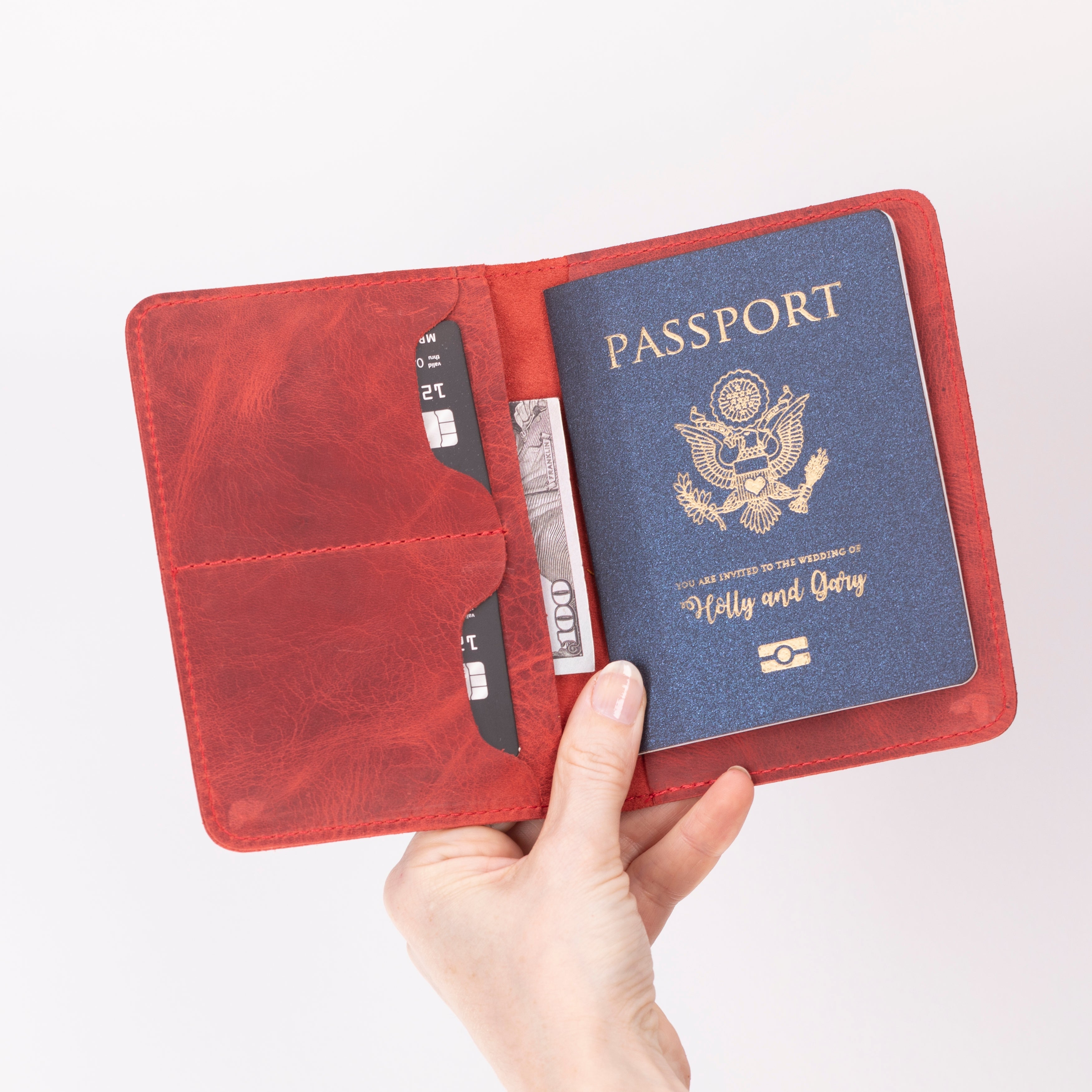 Viaggio Pass-Leder-Geldbörse