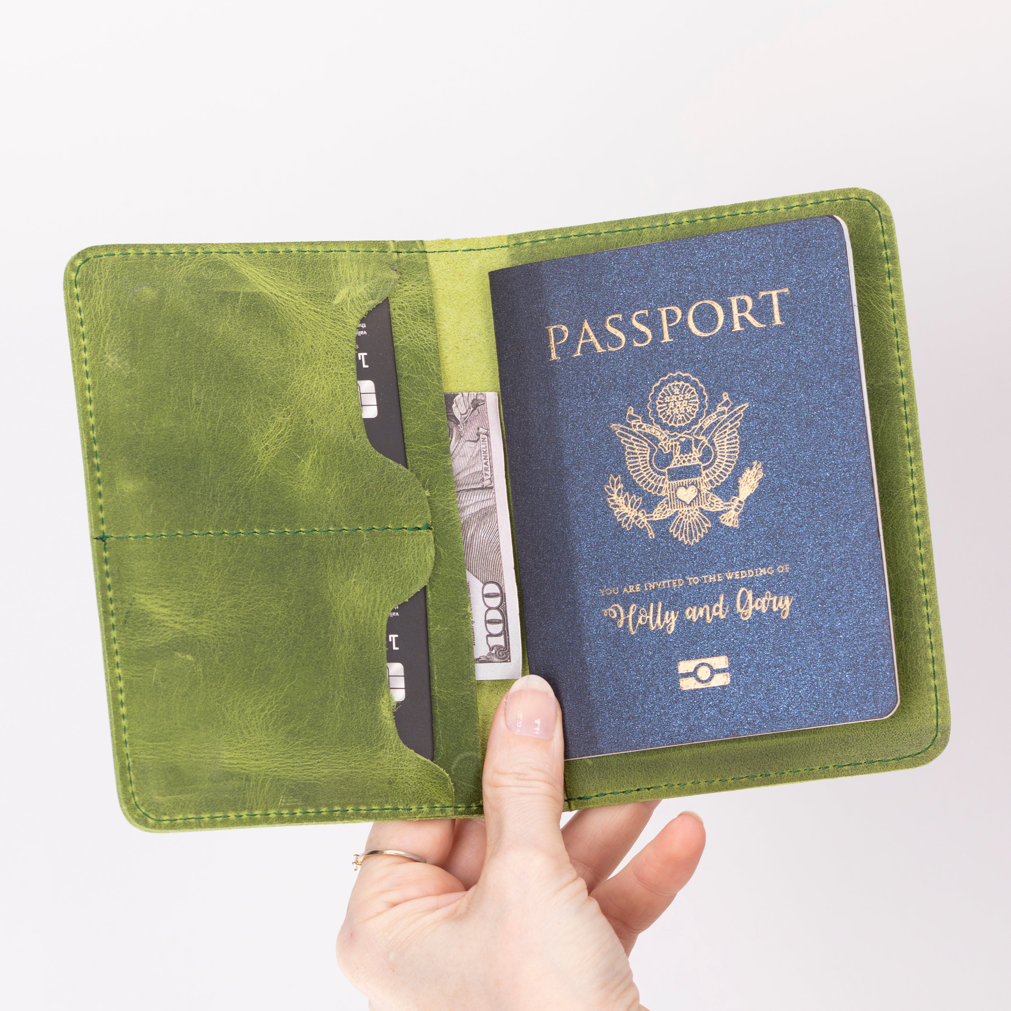 Viaggio Pass-Leder-Geldbörse
