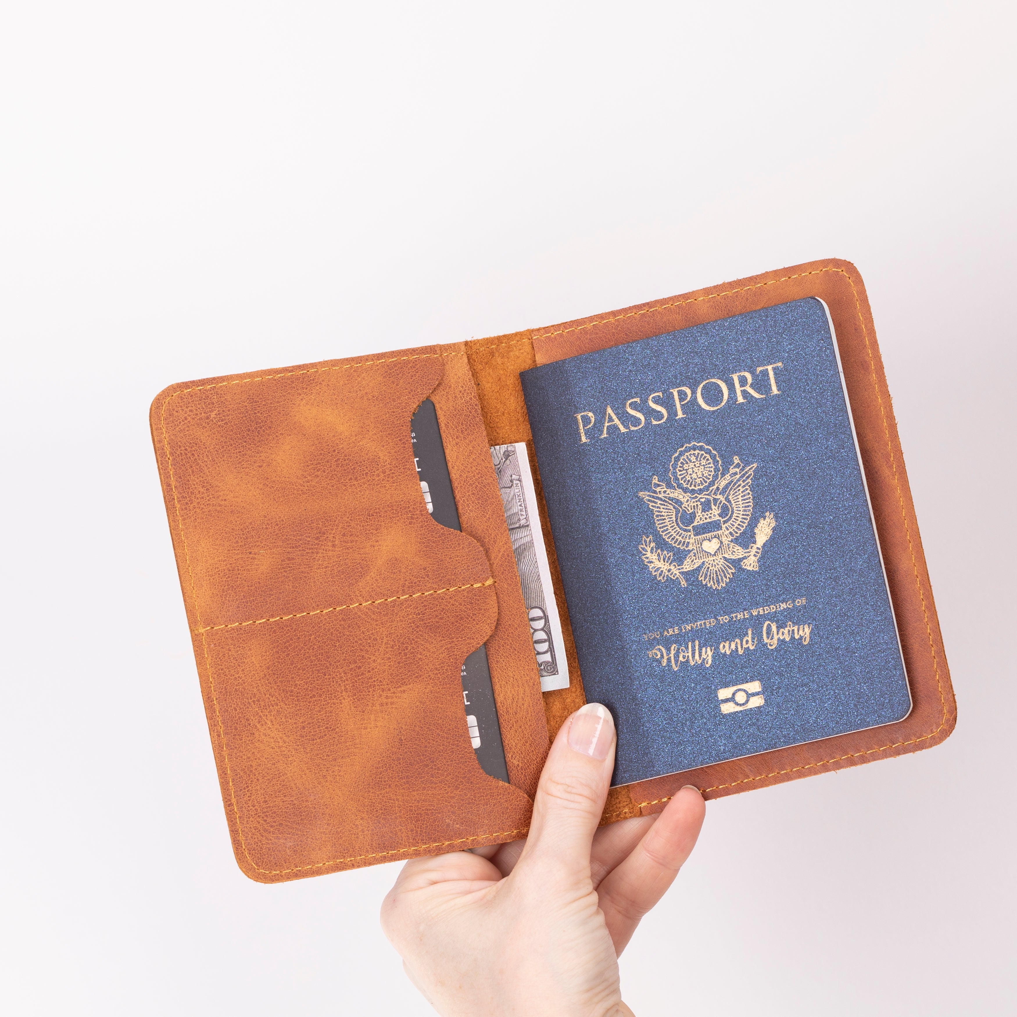 Viaggio Pass-Leder-Geldbörse