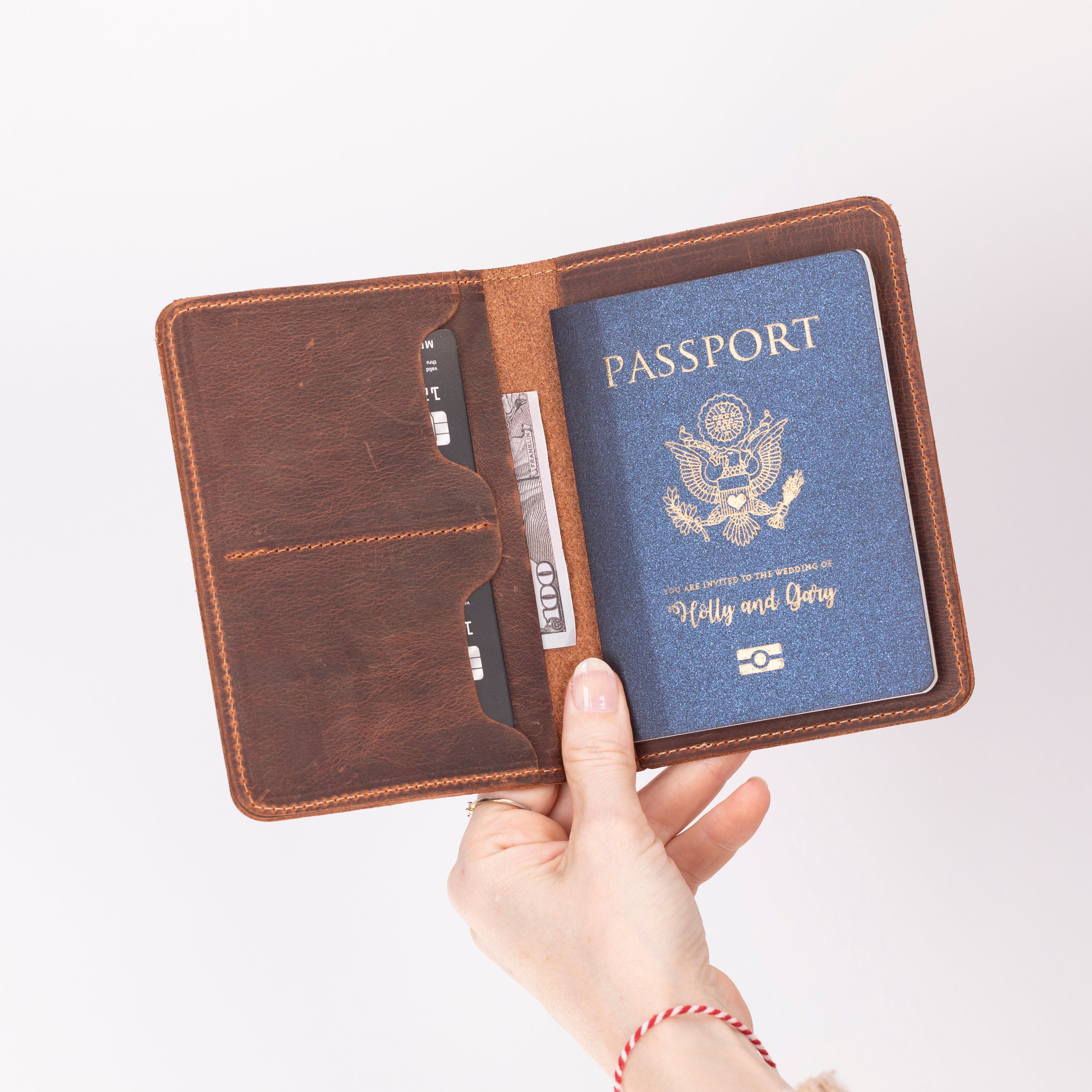 Viaggio Pass-Leder-Geldbörse
