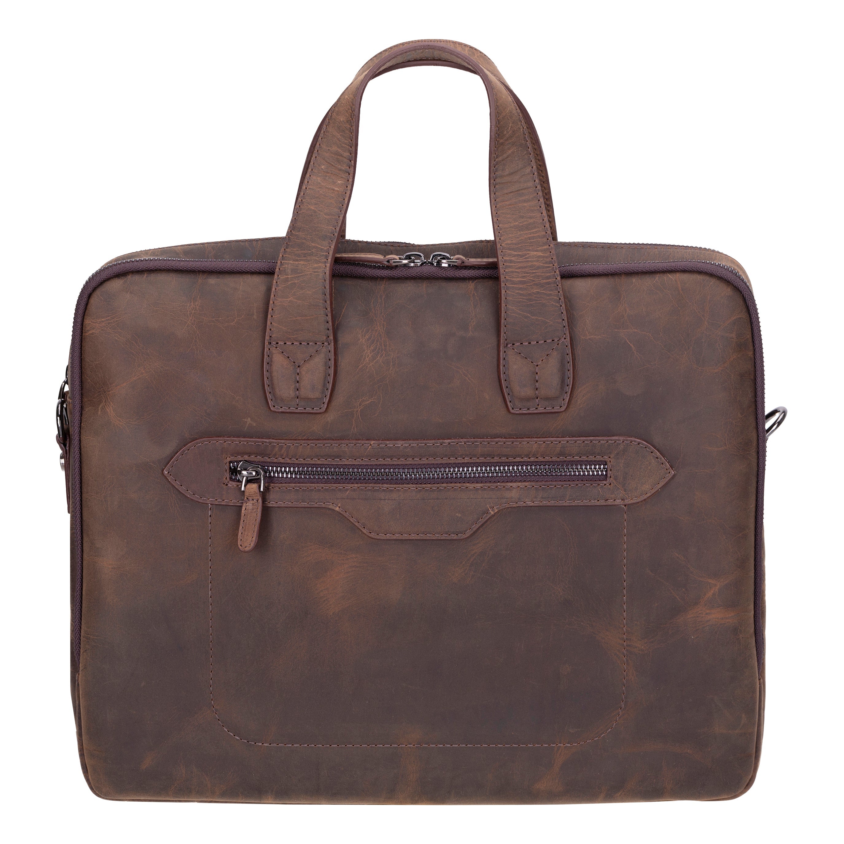 Mallette d'affaires en cuir Thasos pour ordinateur portable 16 pouces
