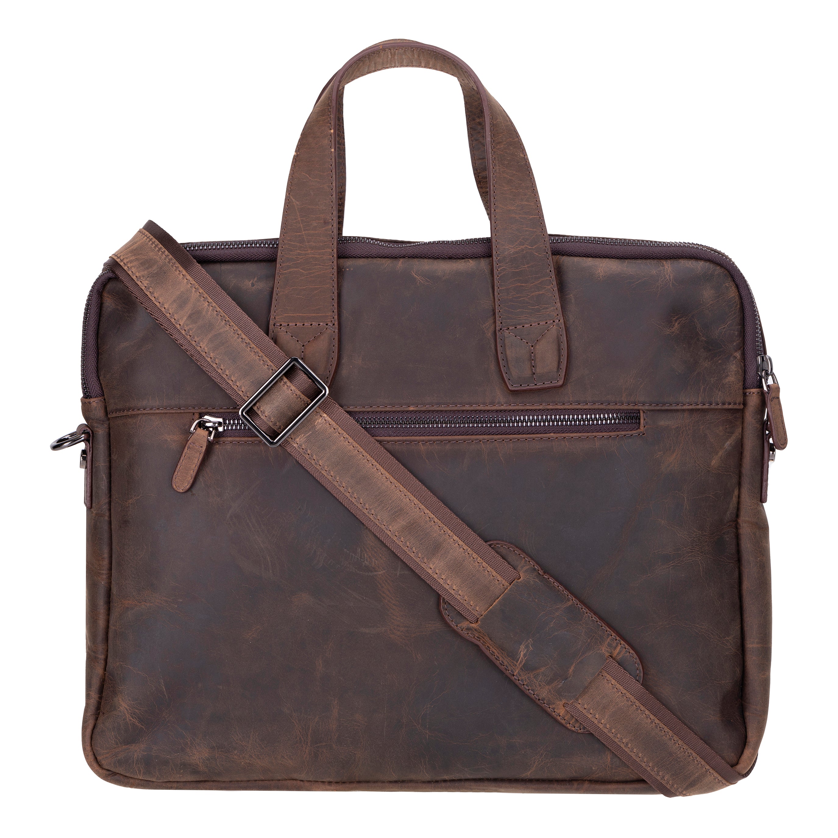Mallette d'affaires en cuir Thasos pour ordinateur portable 16 pouces