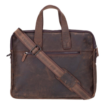 Mallette d'affaires en cuir Thasos pour ordinateur portable 16 pouces