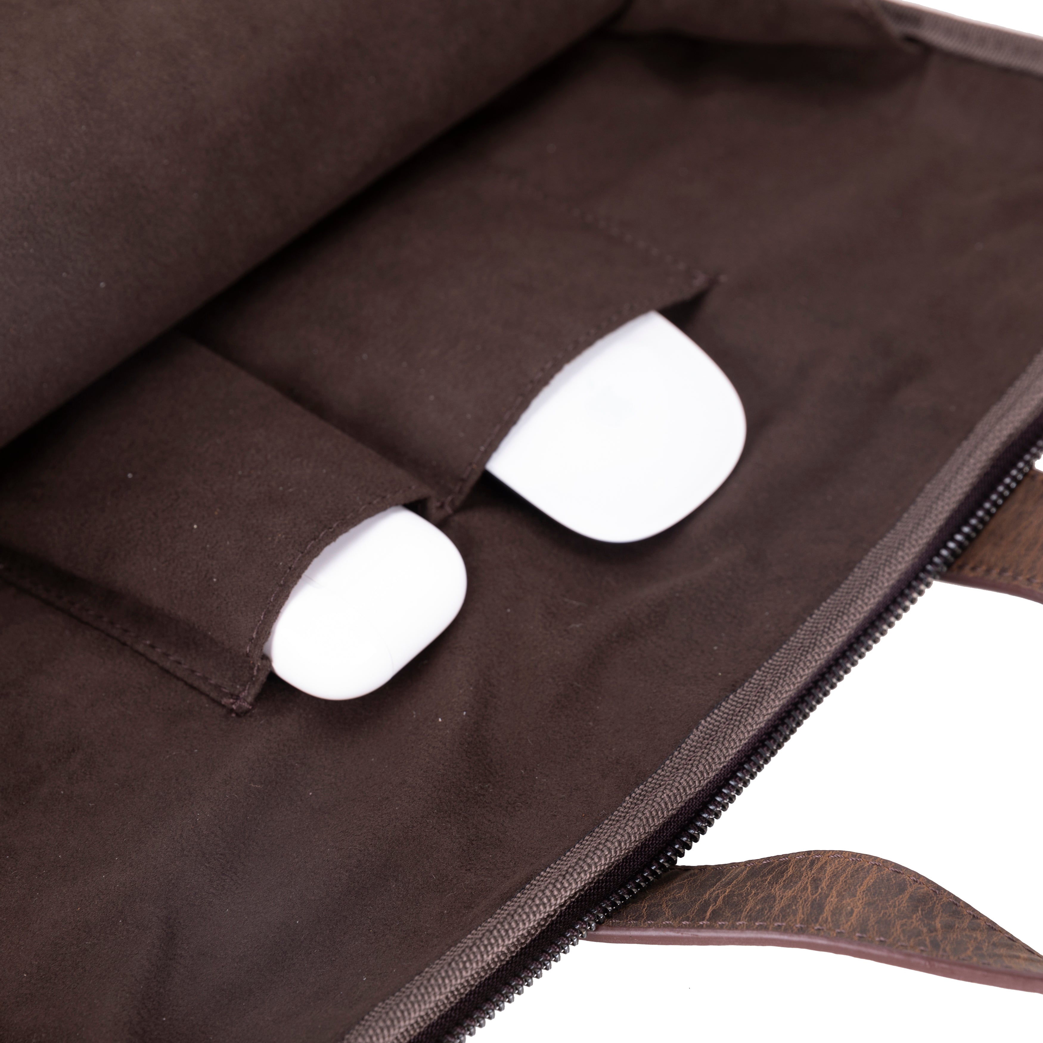 Mallette d'affaires en cuir Thasos pour ordinateur portable 16 pouces