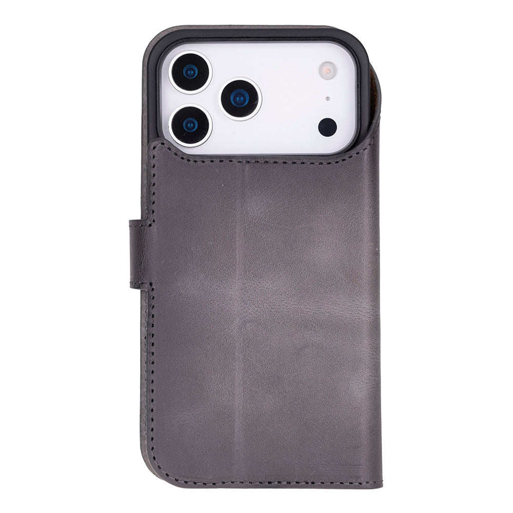 Magic iPhone 17 Pro Max Leather Detachable Wallet Case