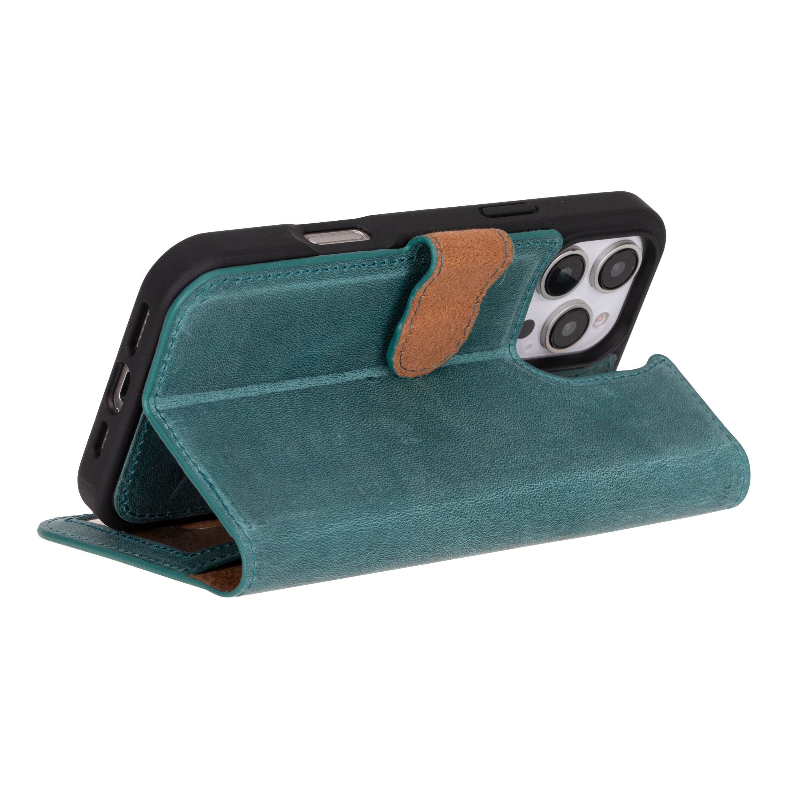 Magic iPhone 16 Pro Detachable Leather Wallet Case