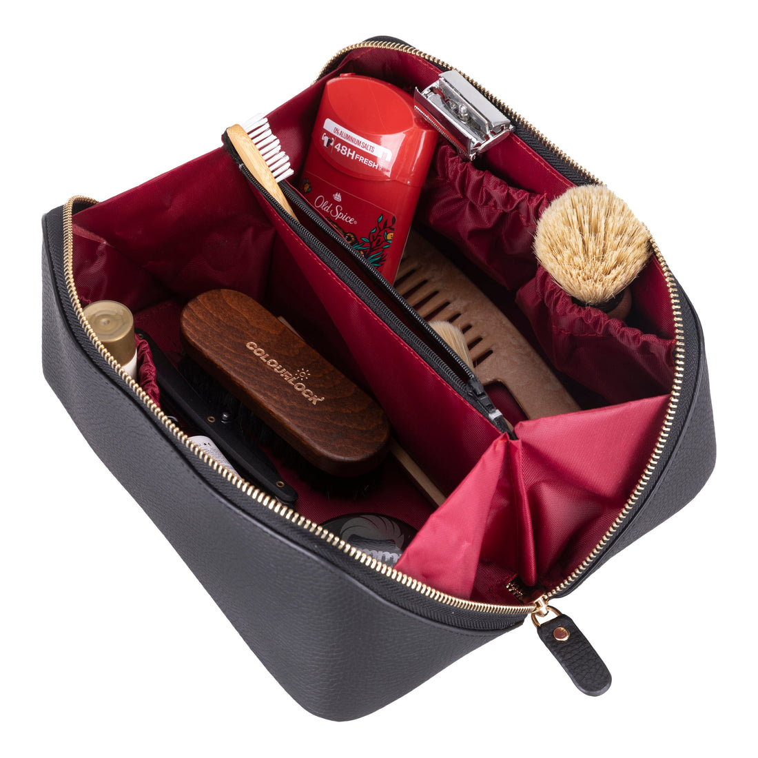 Trousse de maquillage en cuir Ella