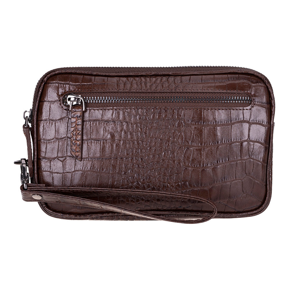 Noma Leather Clutch Bag