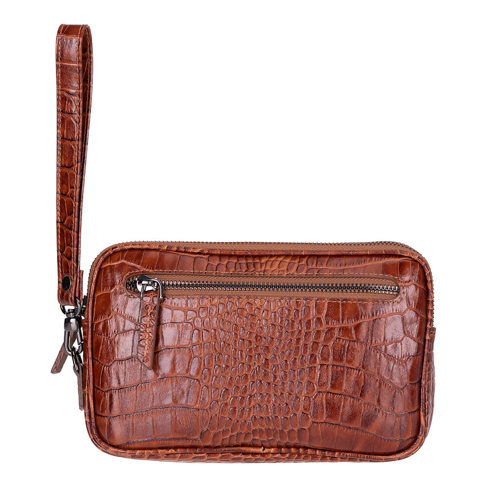 Noma Leather Clutch Bag