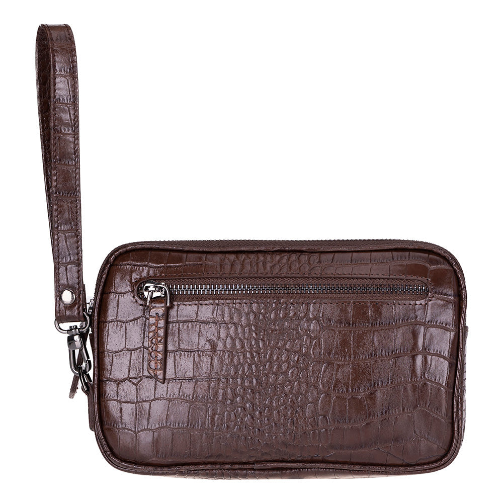 Noma Leather Clutch Bag