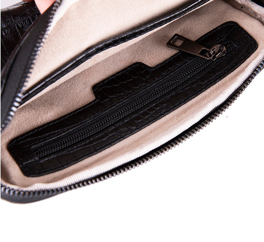 Noma Leather Clutch Bag