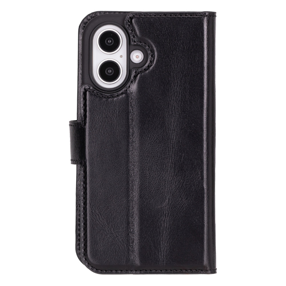 Magic iPhone 16 Plus Detachable Leather Wallet Case