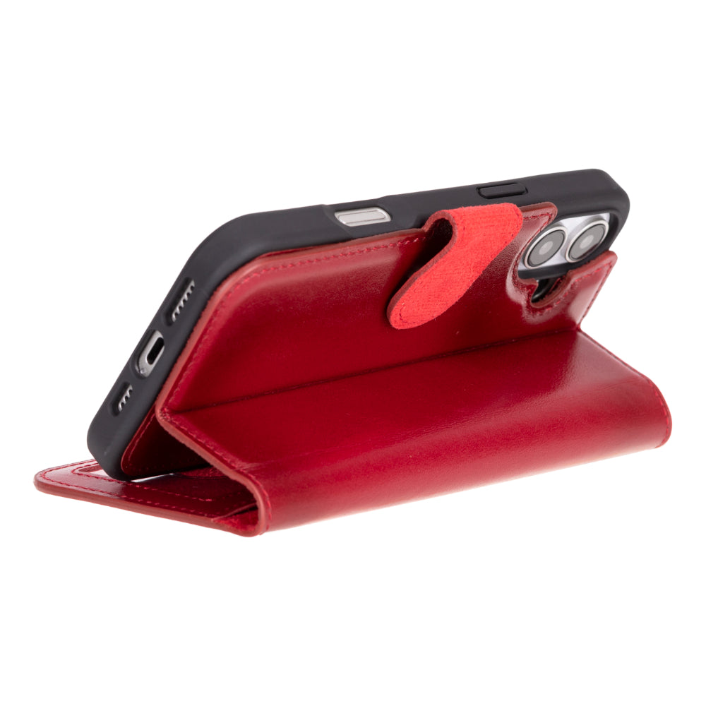 Magic iPhone 16 Plus Detachable Leather Wallet Case