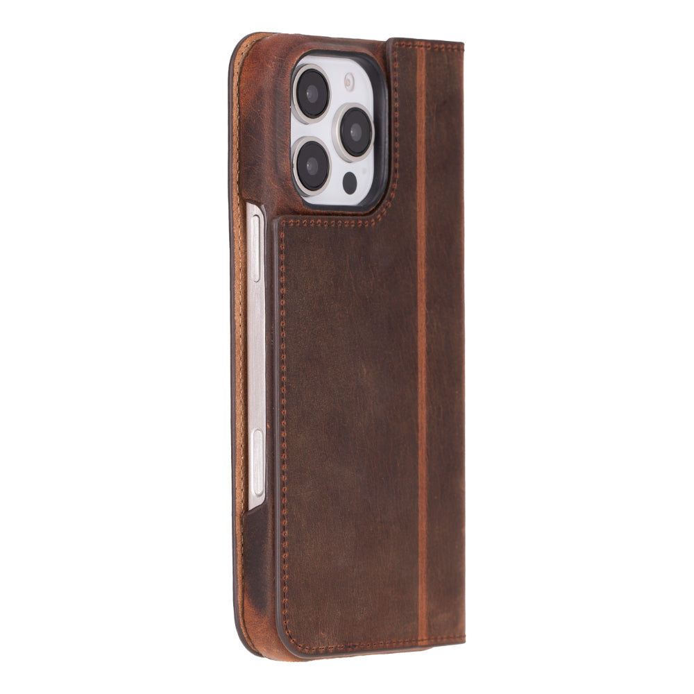 Sonat Leather iPhone 16 Pro Max Folio Case