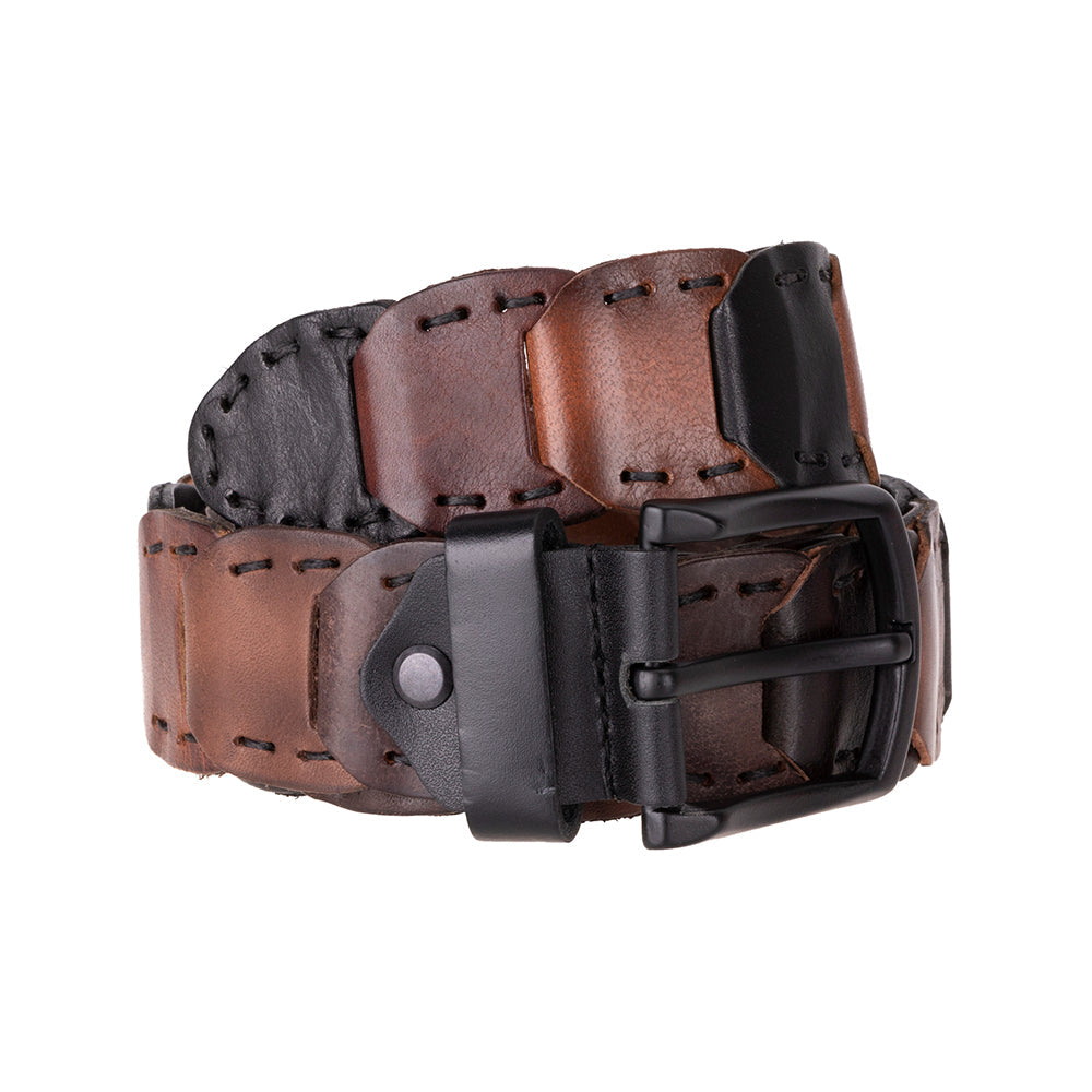 Ceinture en cuir tressé Vista pour homme