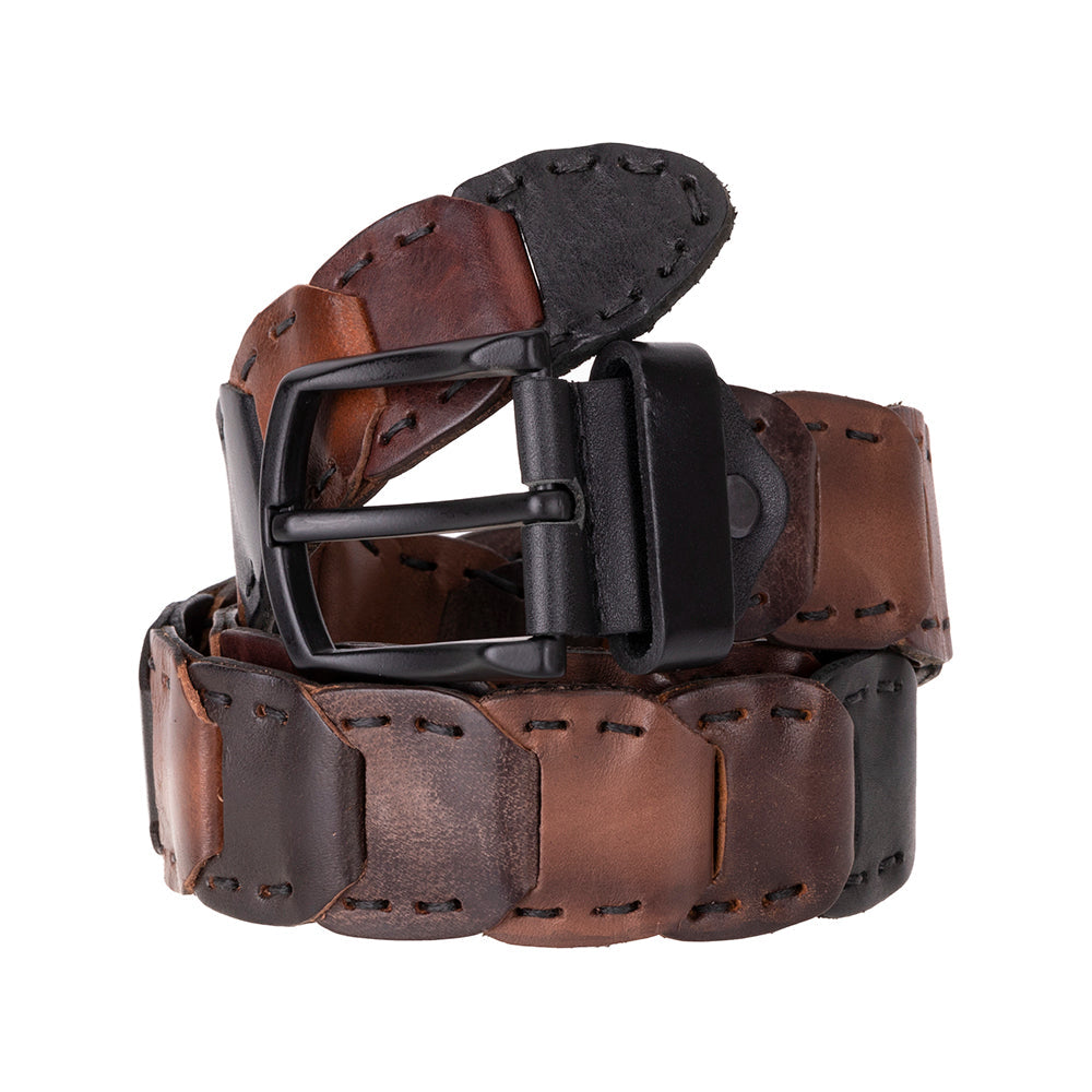 Ceinture en cuir tressé Vista pour homme