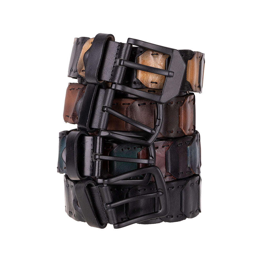 Ceinture en cuir tressé Vista pour homme