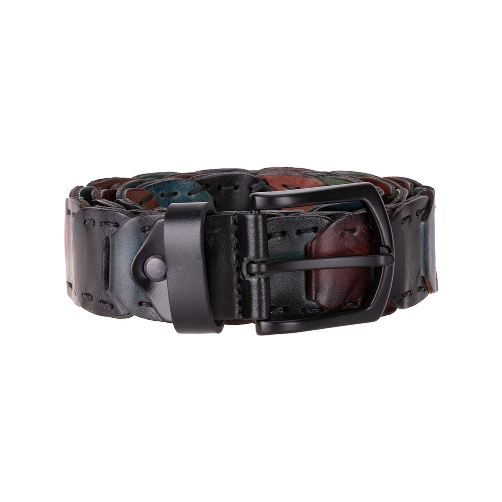 Ceinture en cuir tressé Vista pour homme
