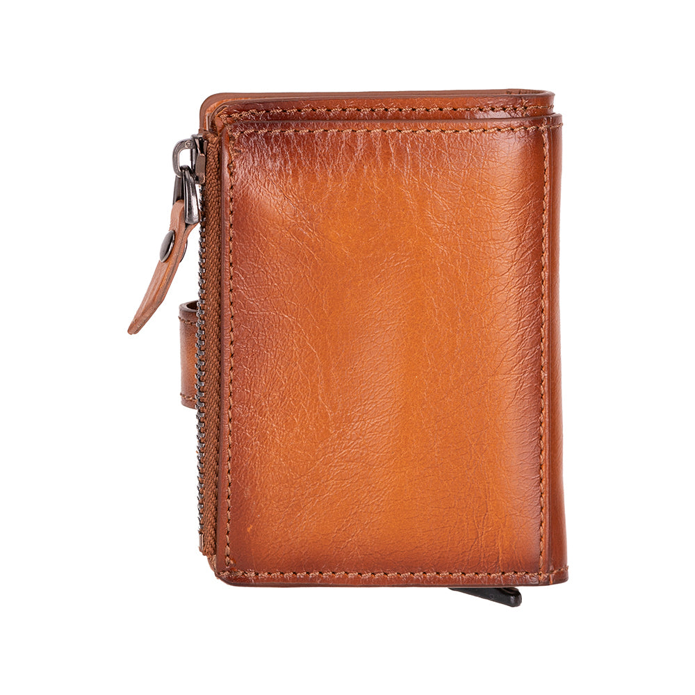Porte-cartes pop-up en cuir Rodos