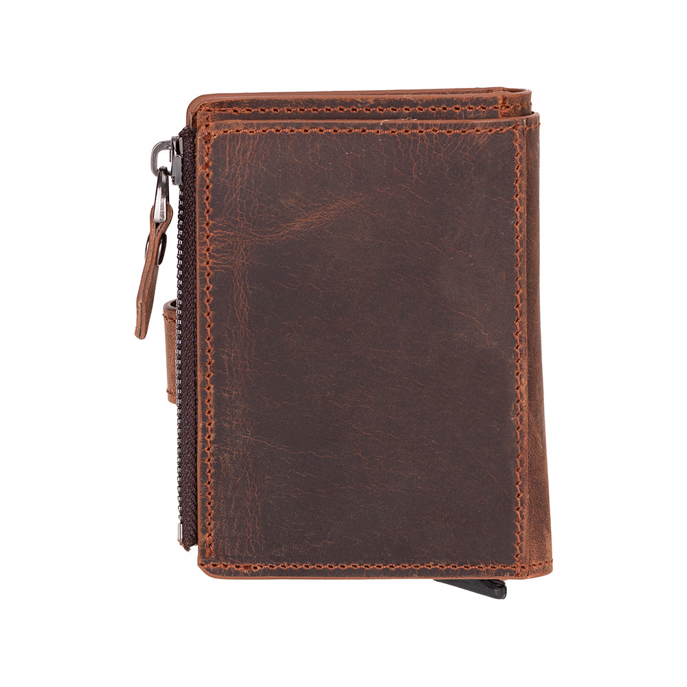 Porte-cartes pop-up en cuir Rodos