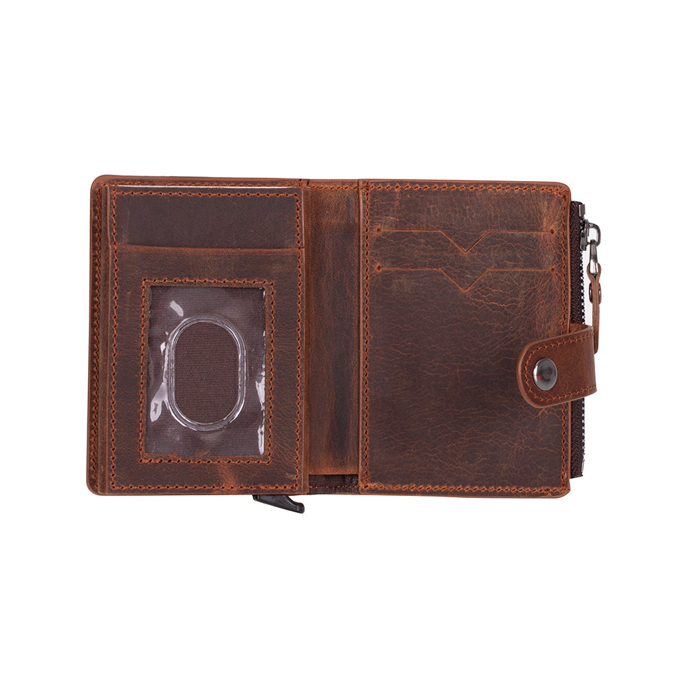 Porte-cartes pop-up en cuir Rodos