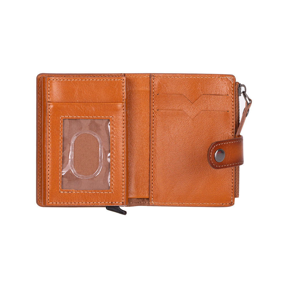 Porte-cartes pop-up en cuir Rodos