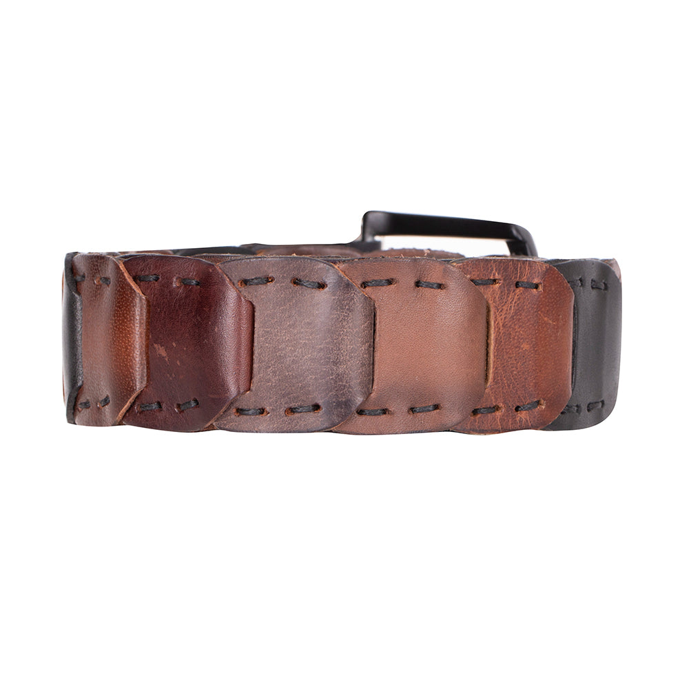 Ceinture en cuir tressé Vista pour homme