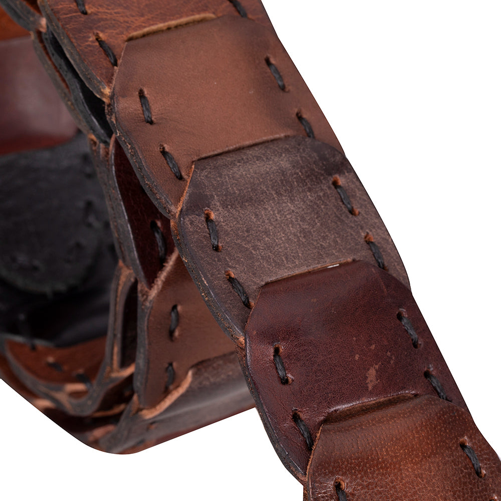 Ceinture en cuir tressé Vista pour homme