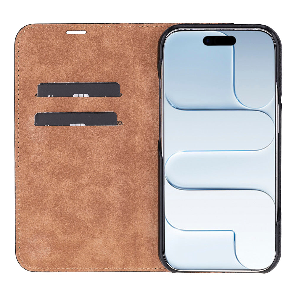 Sonat Leather iPhone 17 Folio Case