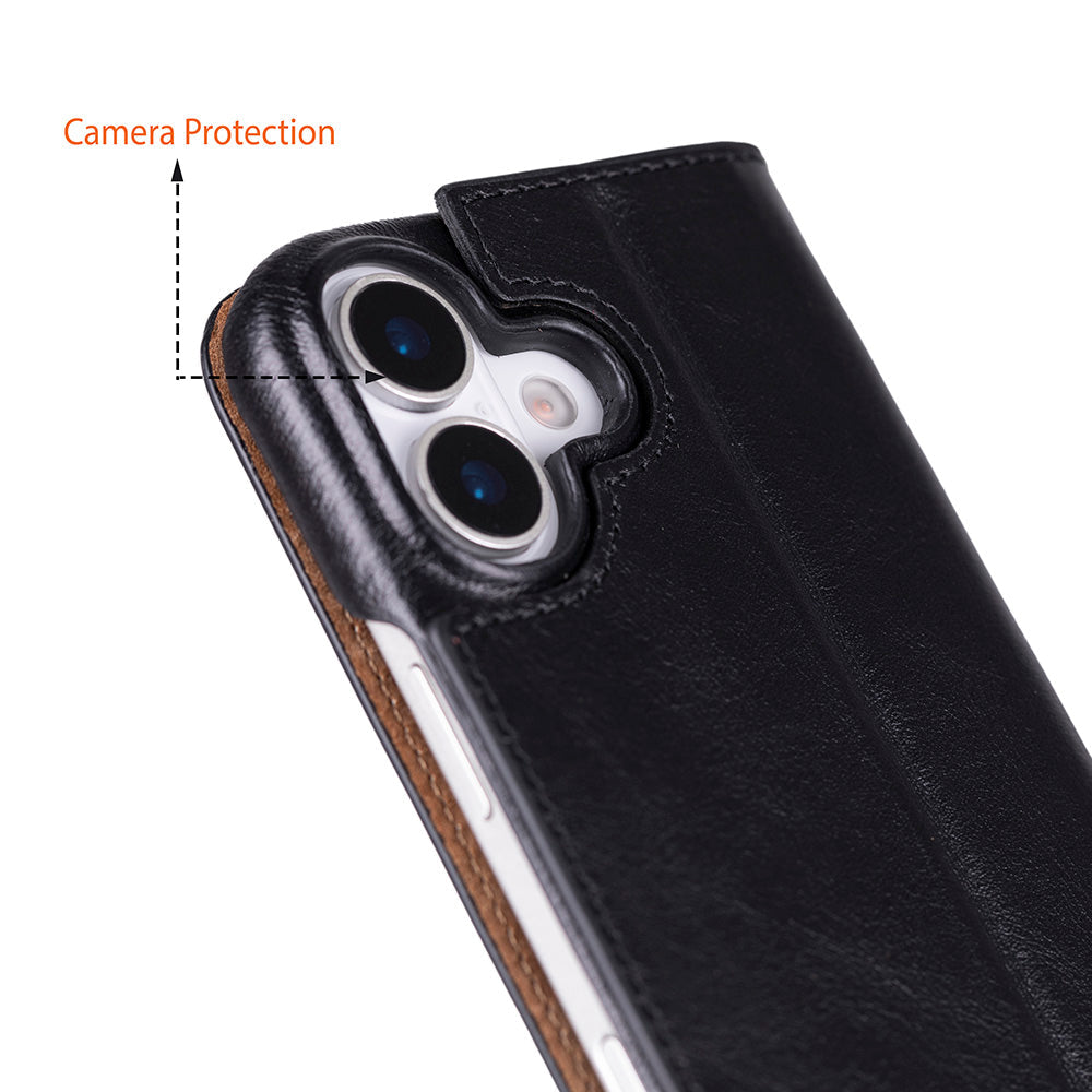 Sonat Leather iPhone 17 Folio Case