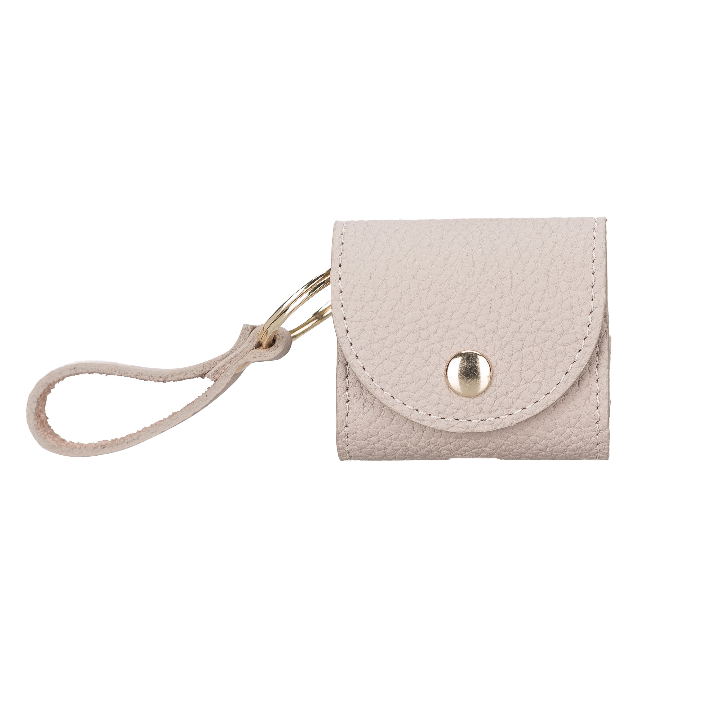 Mai Snap AirPods 3 and AirPods 4 Leather Case with Hook